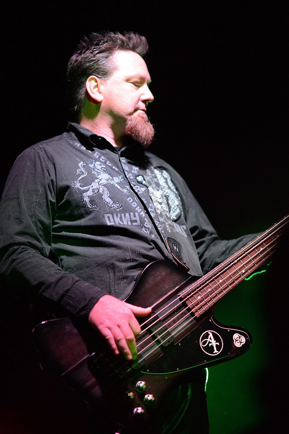 Glenn on bass with Angelical Tears